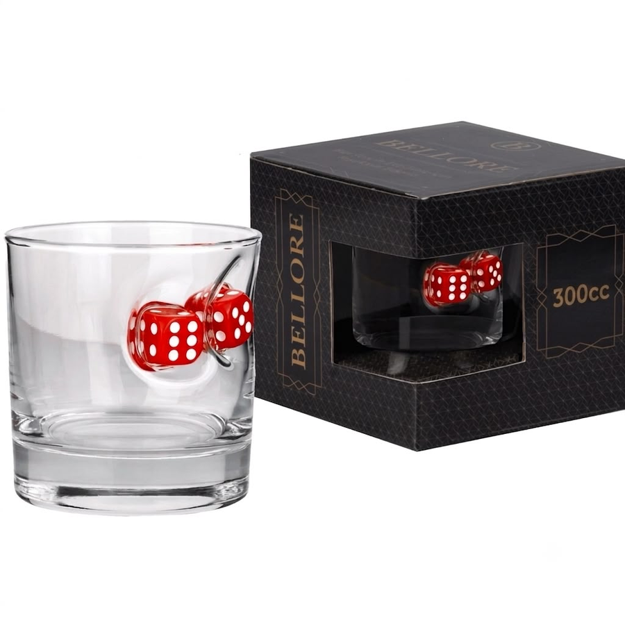 Dice Rocks Glass 300ml – lifestyle shot