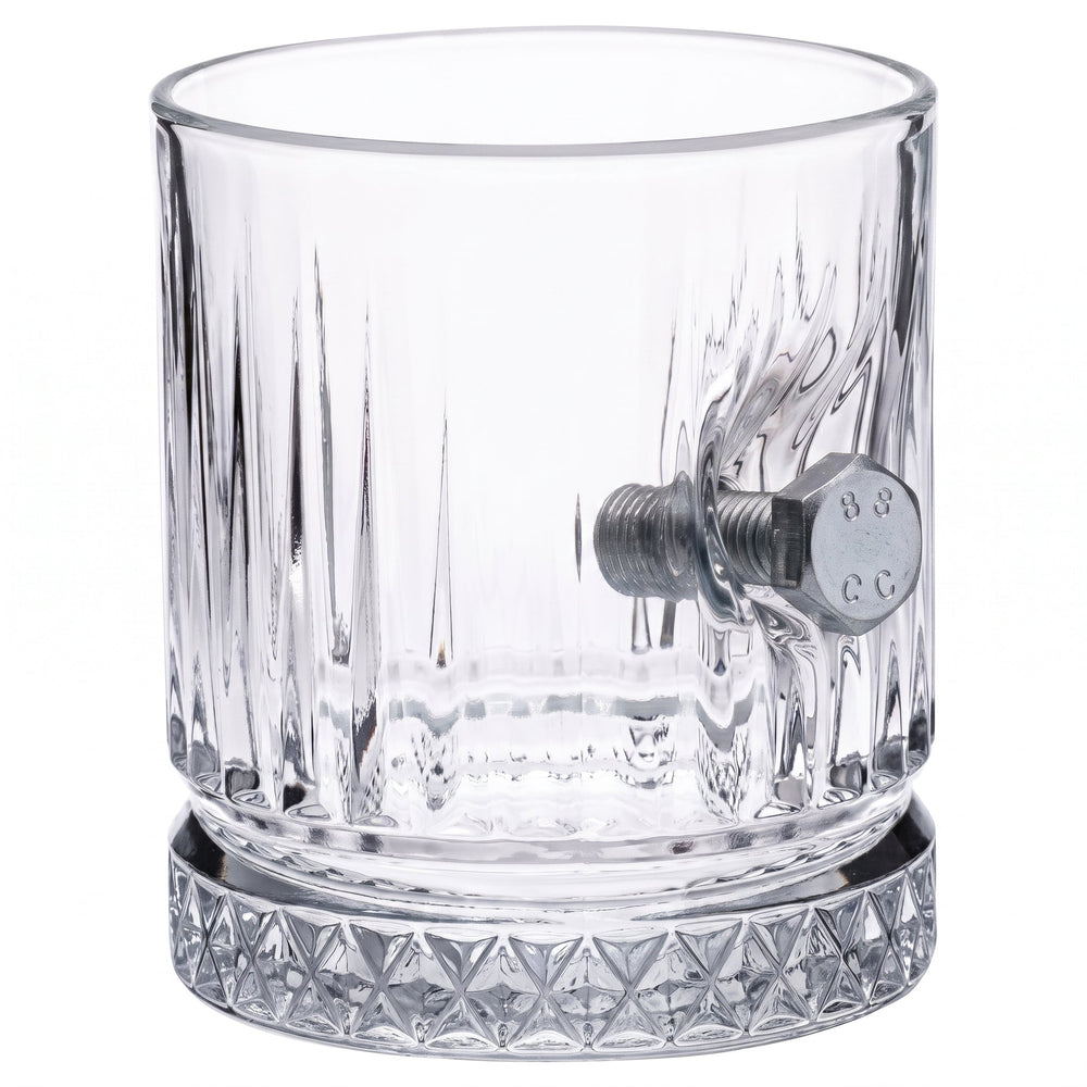 Bolt & Nut Crystal Whisky Glass Set of 2 355ml by Bellore – photo 3