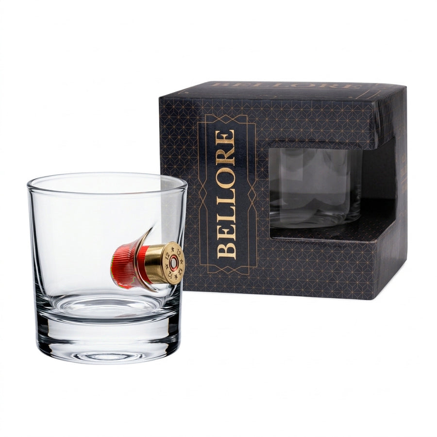 Real Shotgun Shell Whisky Tumbler 300ml – gift box packaging