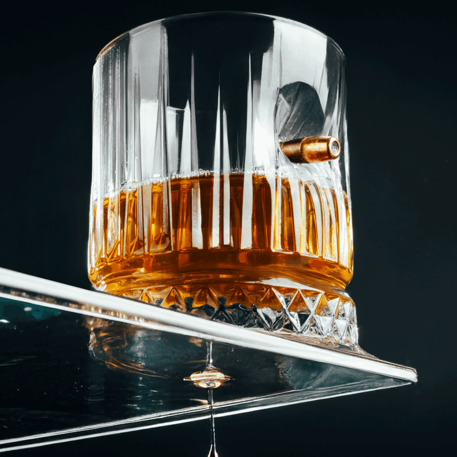 Real Bullet Old Fashioned Glass Set 355ml – studio product shot