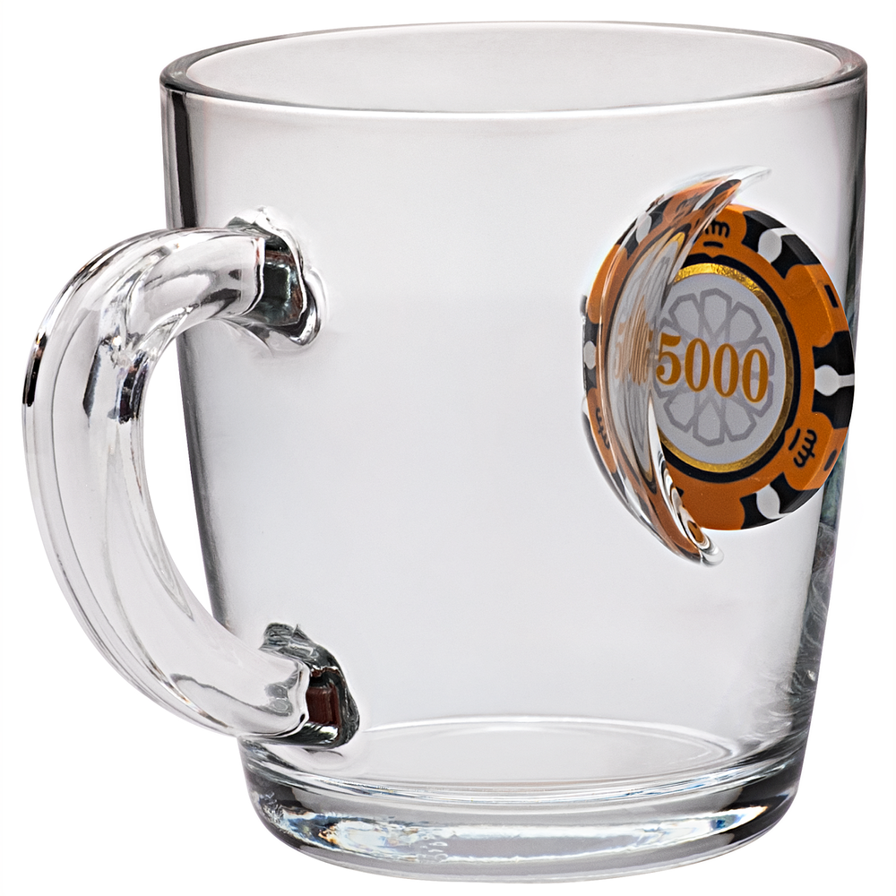 Poker Chip Coffee & Tea Mug 340ml – front view