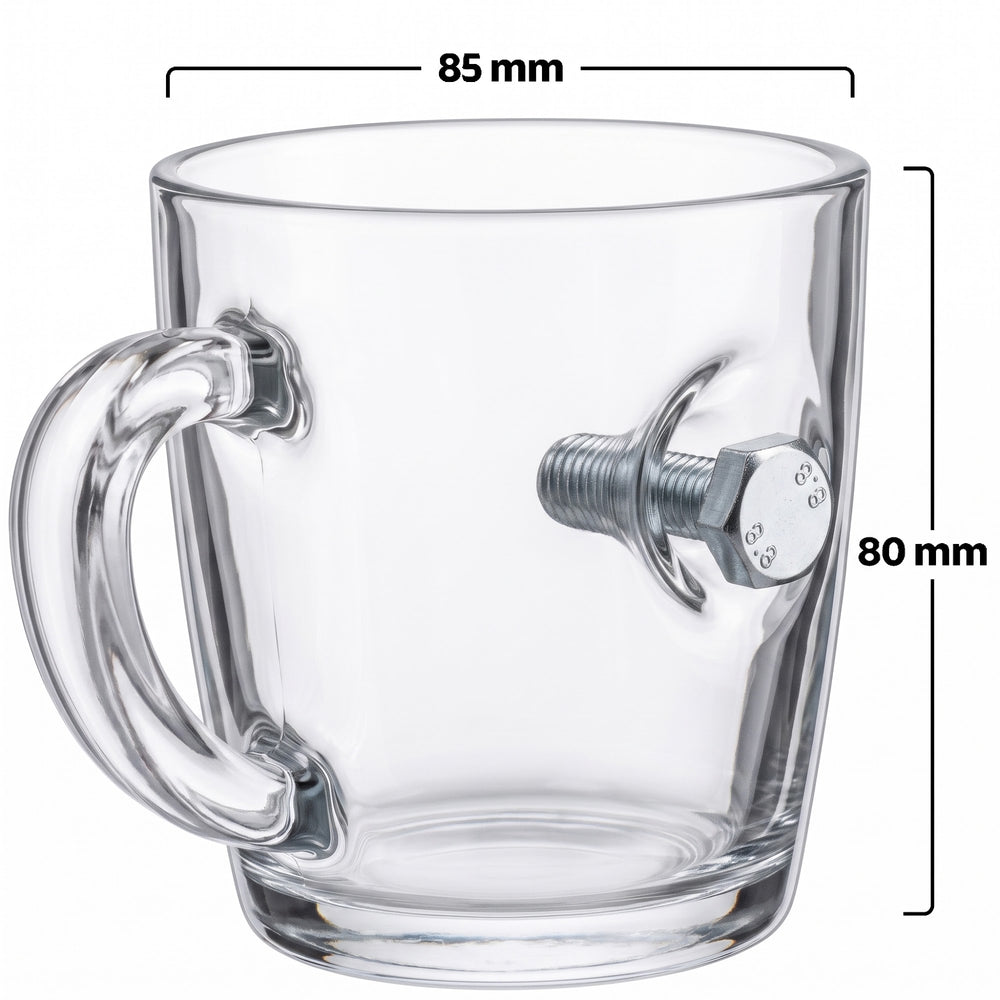 Bolt & Nut Coffee & Tea Mug 340ml – side view alternate angle