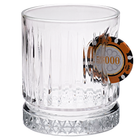 Poker Chip Whisky Glass 355ml – poker chip base detail