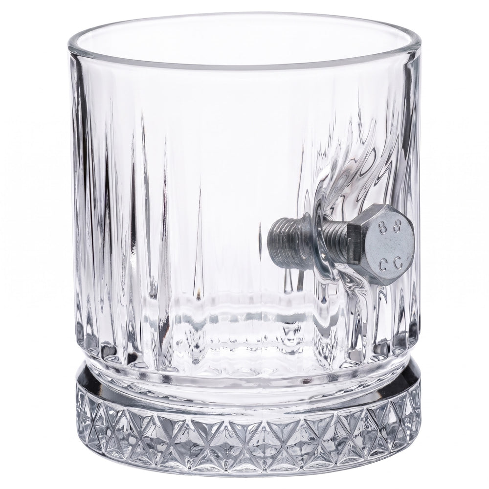 Bolt & Nut Whisky Glass 355ml – side view