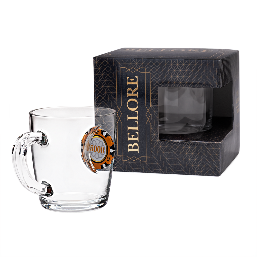 Poker Chip Coffee & Tea Mug 340ml – side view