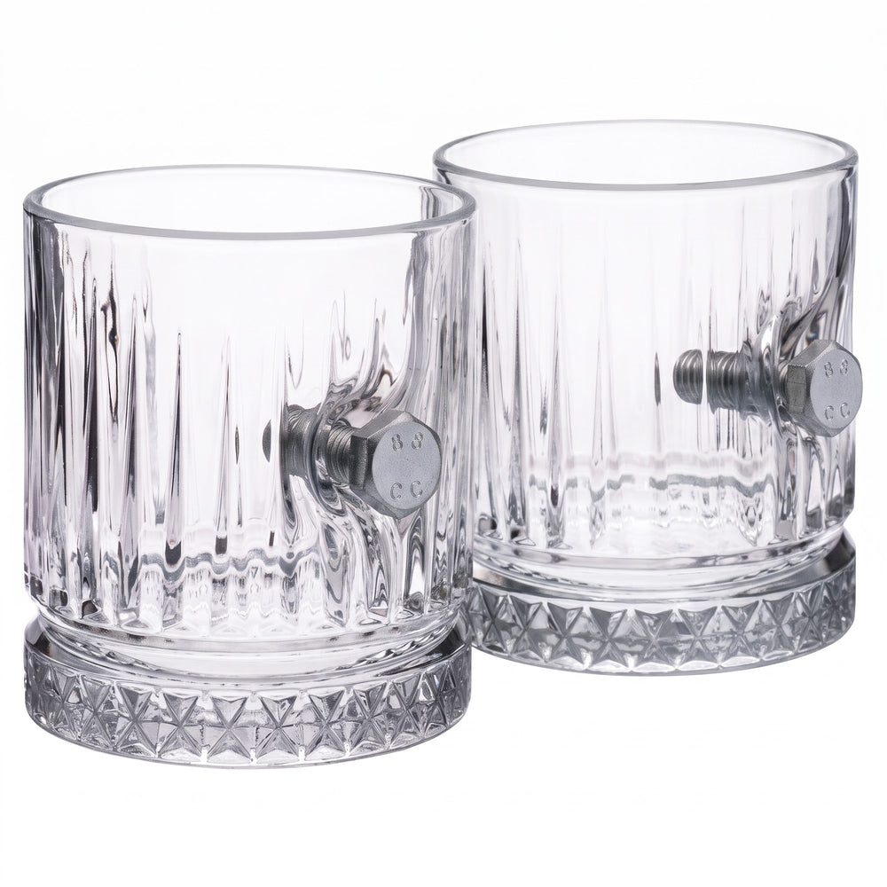 Bolt & Nut Whisky Glass 355ml – front view