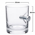 Bolt & Nut Rocks Glass 300ml – side view
