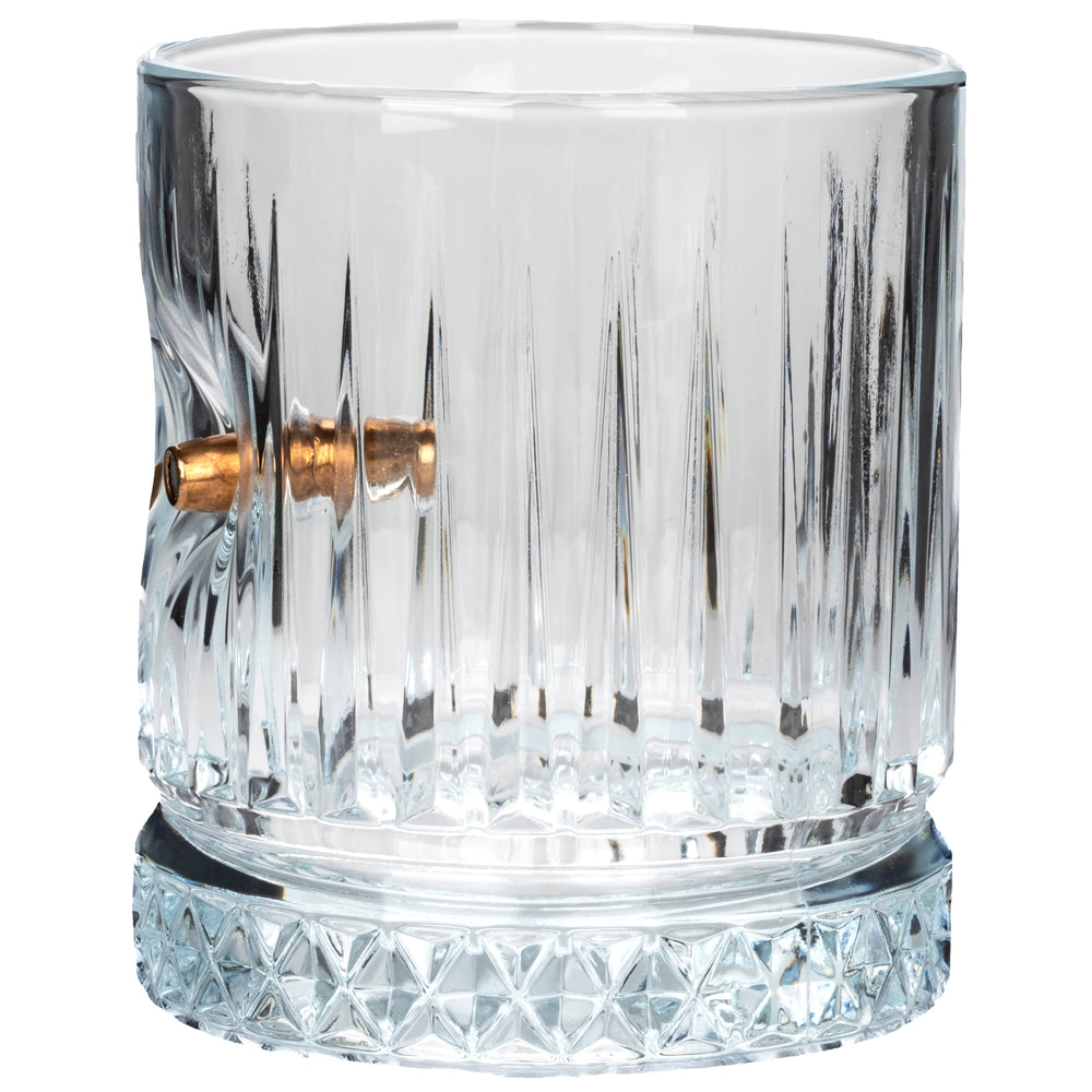 Real Bullet Old Fashioned Glass Set 355ml – bullet detail close-up