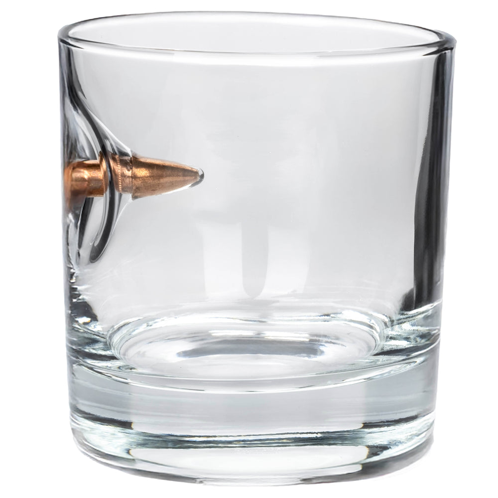 Real Bullet Rocks Glass 300ml – side view