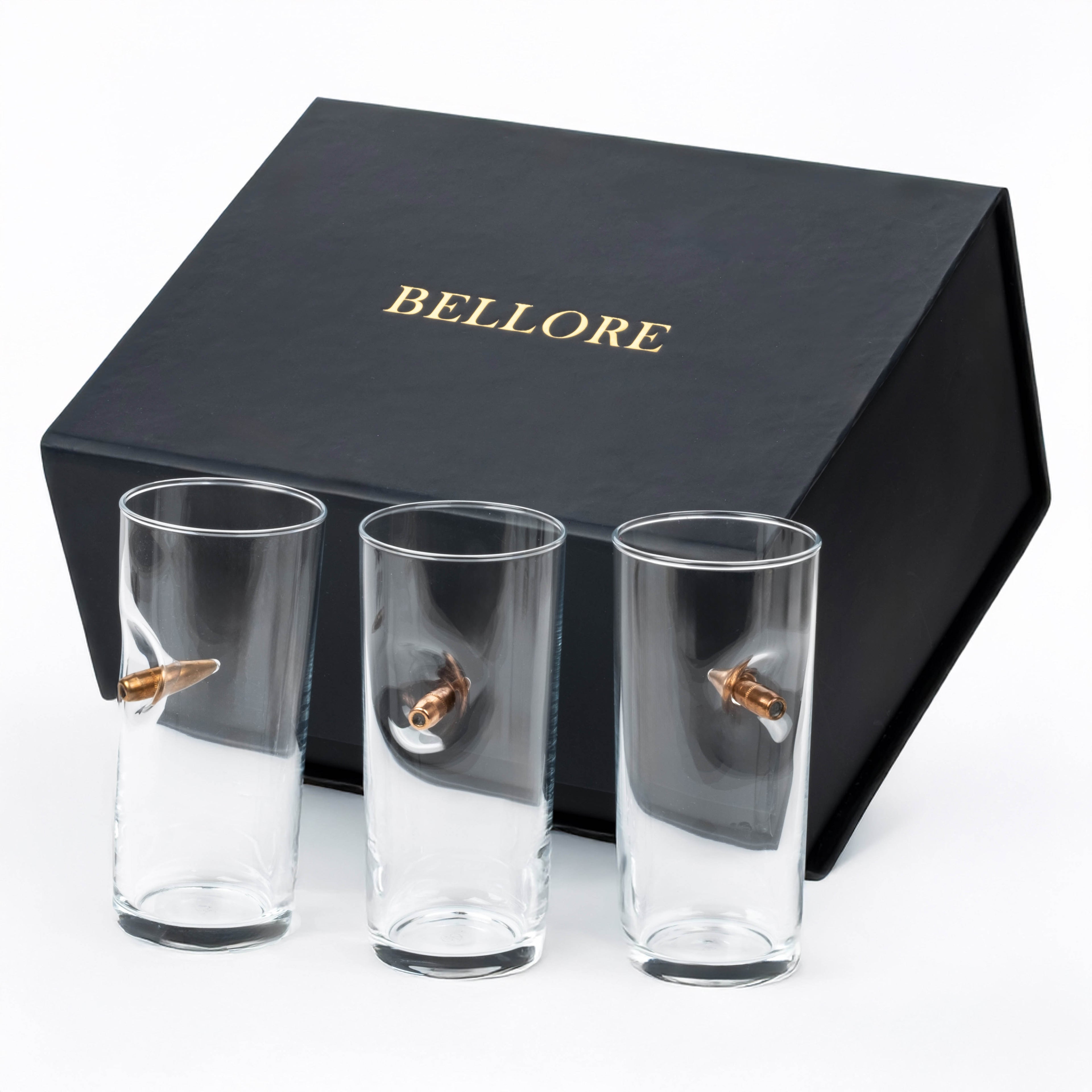 Glass Raki Set — Bullet Luxury Edition, 200 ml