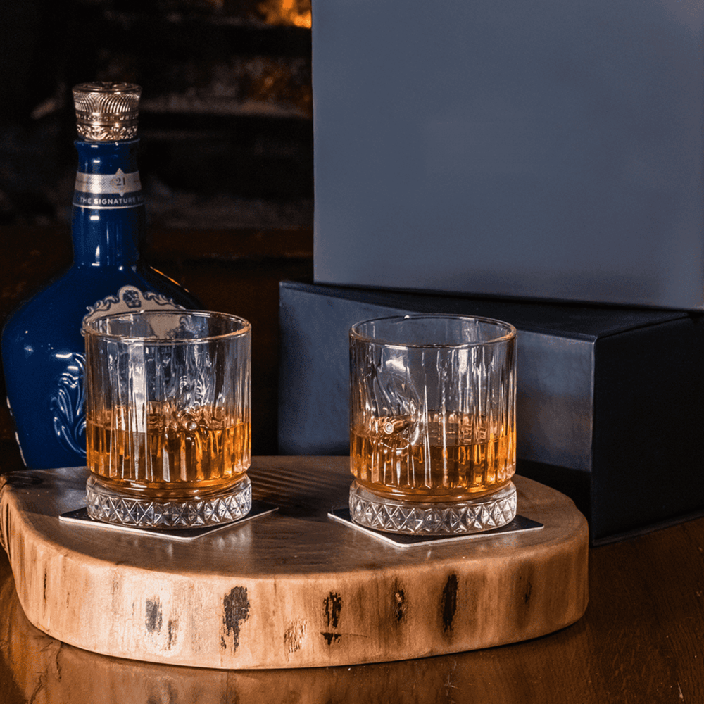 Real Bullet Old Fashioned Glass Set 355ml – pair of glasses