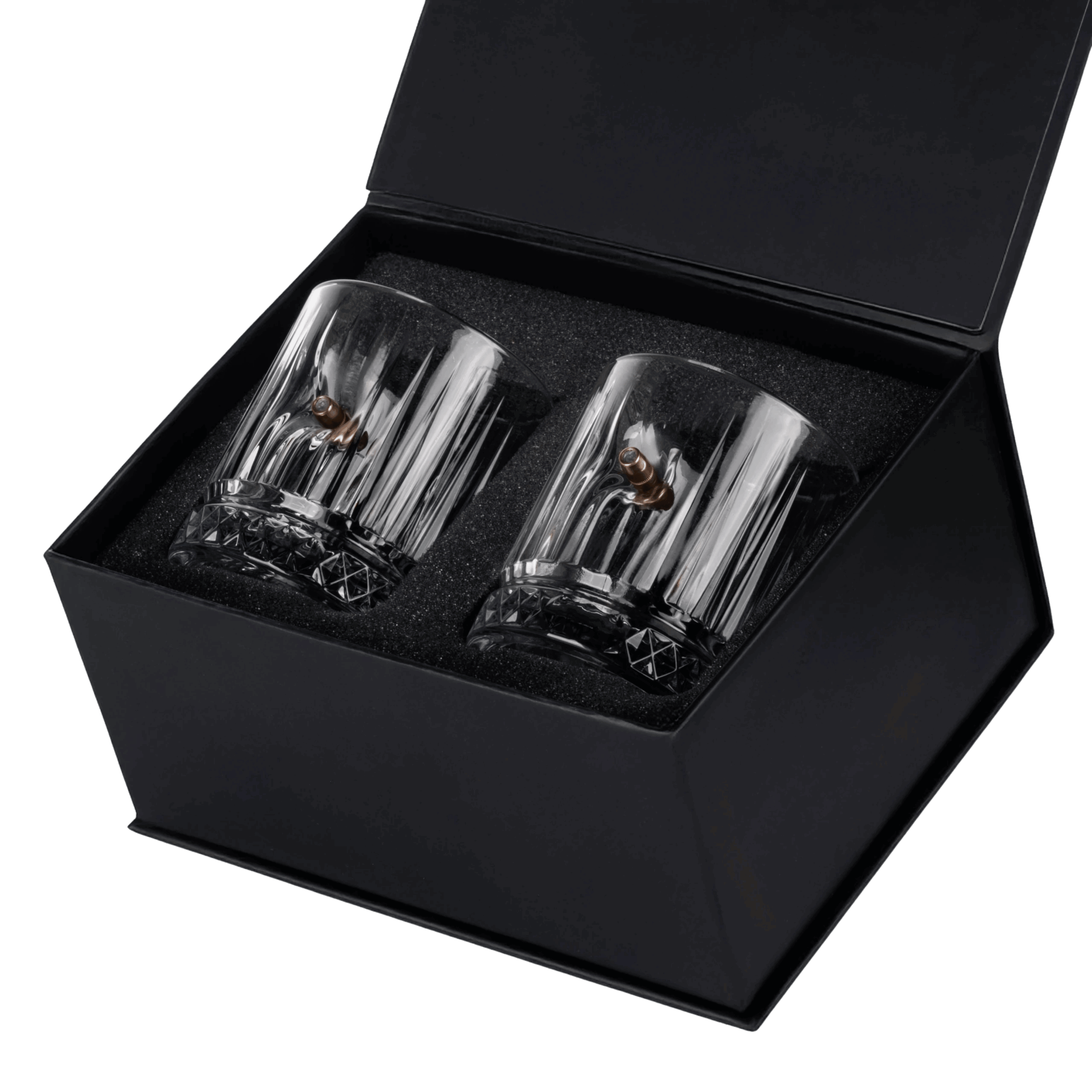 Crystal Whisky Glass Set — Bullet Luxury Edition, 355 ml