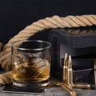 Real Bullet Rocks Glass 300ml – studio product shot