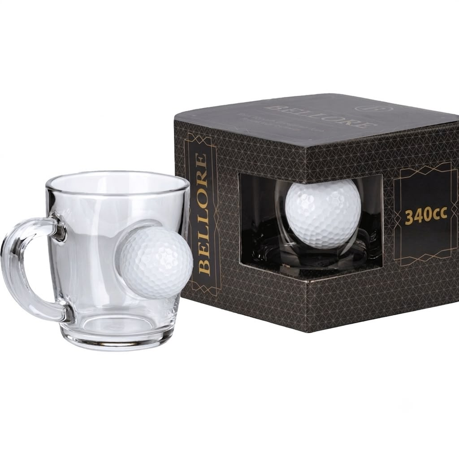 Real Golf Ball Coffee & Tea Mug 340ml – styled lifestyle shot
