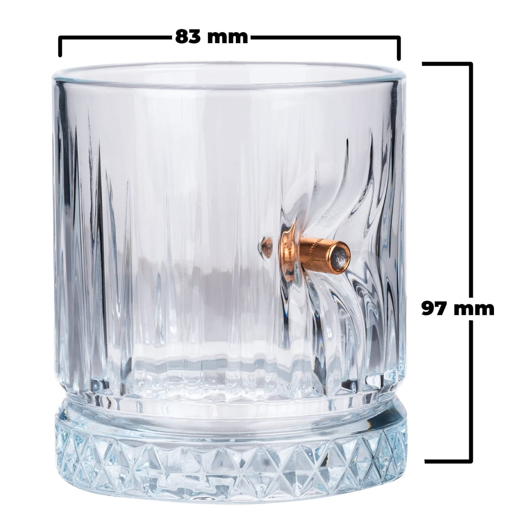 Crystal Whisky Glass — Bullet Luxury Edition, 340 ml