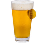 Bitcoin Beer Glass 465ml – Bitcoin emblem close-up