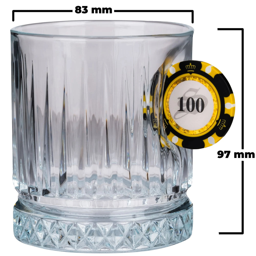 Crystal Whisky Glass — Casino Luxury Edition, 355 ml (Premium Box)