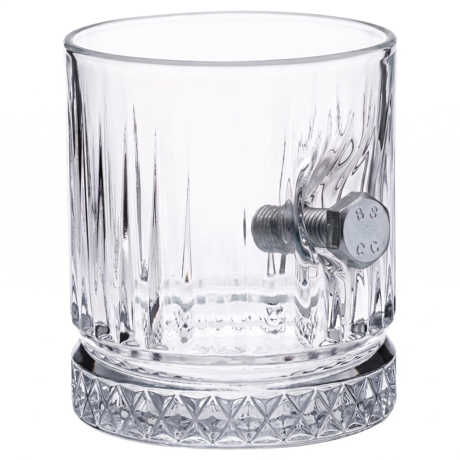 Bolt & Nut Crystal Whisky Glass Set of 2 355ml by Bellore – photo 3