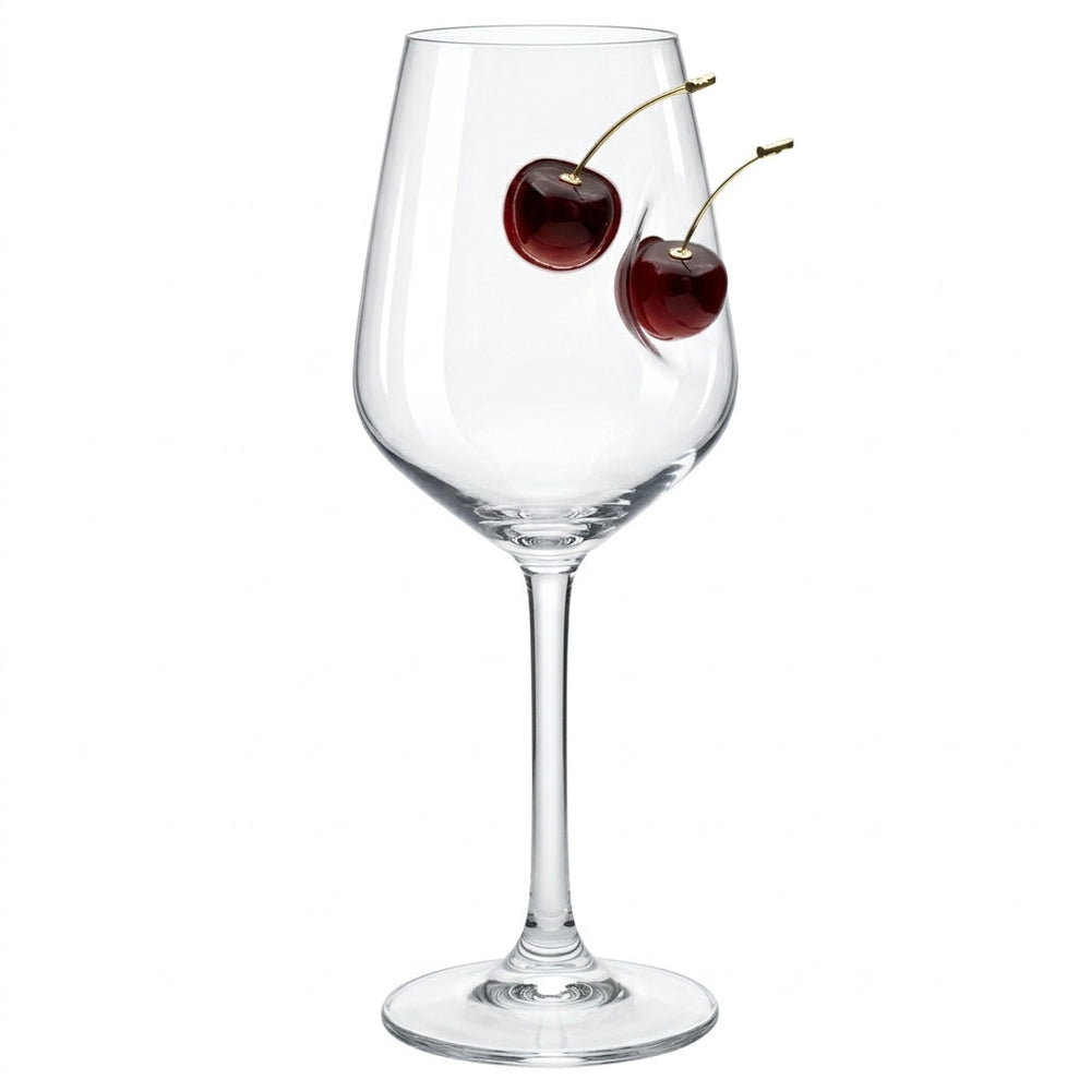 Cherry Wine Glass Set of 2 350ml by Bellore – photo 4