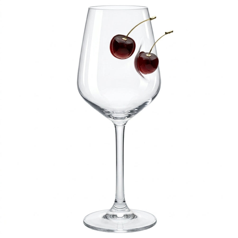 Cherry Wine Glass Set of 2 350ml by Bellore – photo 4