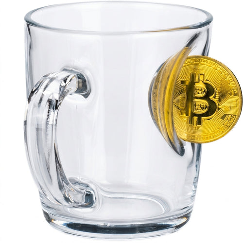 Bitcoin Coffee & Tea Mug 340ml by Bellore – front view