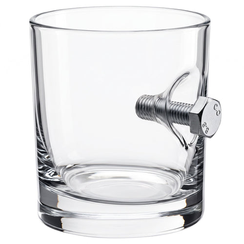 Bolt & Nut Whisky Tumbler 300ml by Bellore – front view