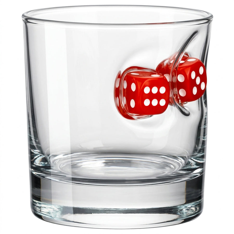 Dice Old Fashioned Glass 300ml by Bellore – front view