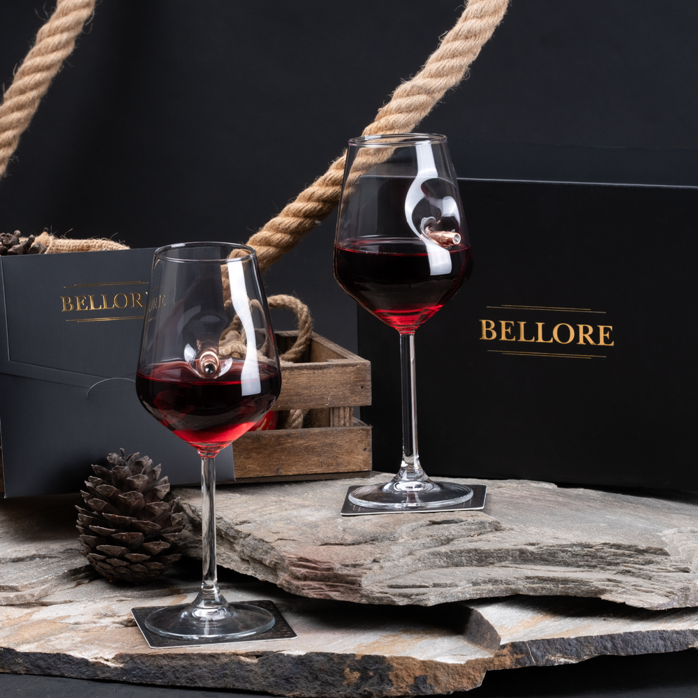 Real .308 Bullet Wine Glass Set of 2 350ml by Bellore – photo 3