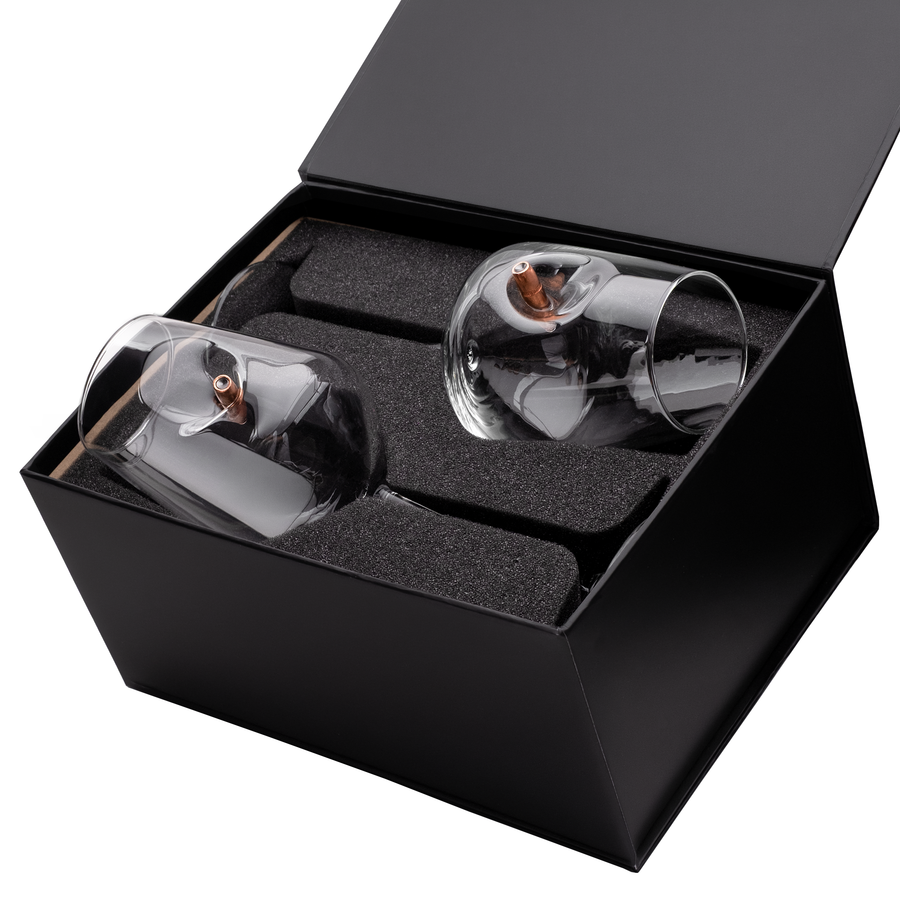 Real .308 Bullet Wine Glass Set of 2 350ml by Bellore – photo 2