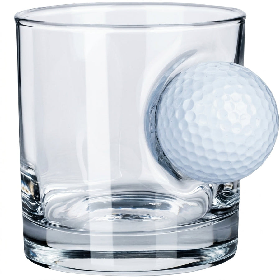 Real Golf Ball Whisky Tumbler 300ml by Bellore – front view
