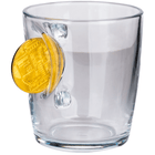 Bitcoin Coffee & Tea Mug 340ml – Bitcoin emblem detail alternate angle