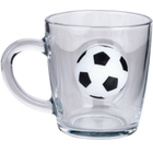 Football Coffee & Tea Mug 340ml – football detail close-up alternate angle