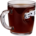 Dice Coffee & Tea Mug 340ml – dice detail close-up