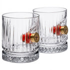 Real Shotgun Shell Double Crystal Whisky Set 355ml – pair of crystal whisky glasses