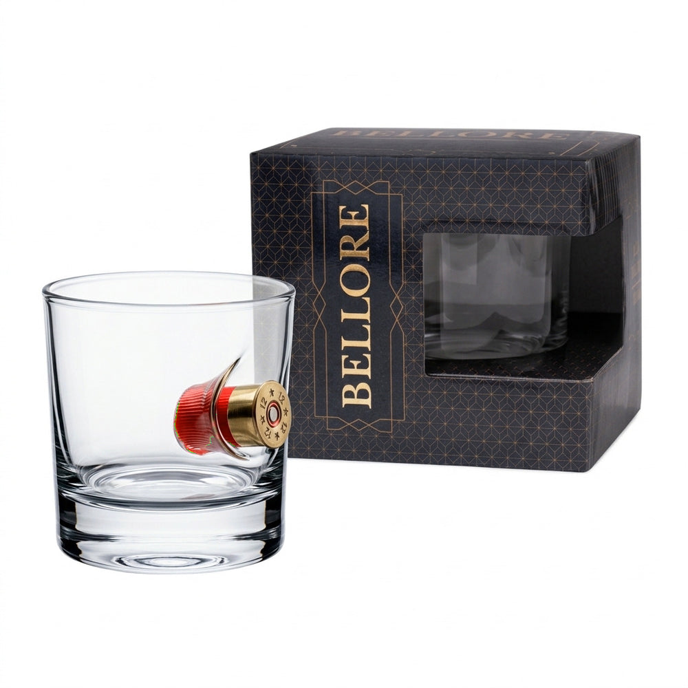 Real Shotgun Shell Whisky Tumbler 300ml – gift box packaging
