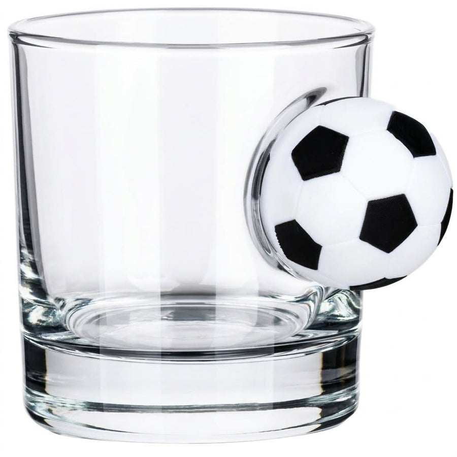 Football Rocks Glass 300ml by Bellore – front view