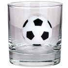 Football Rocks Glass 300ml – styled shot alternate angle