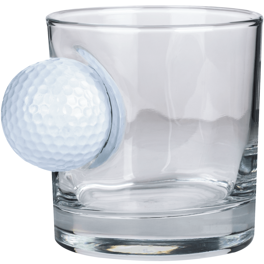 Real Golf Ball Rocks Glass 300ml – styled lifestyle shot alternate angle