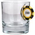 Glass Whisky Tumbler — Poker Chip Edition, 300 ml