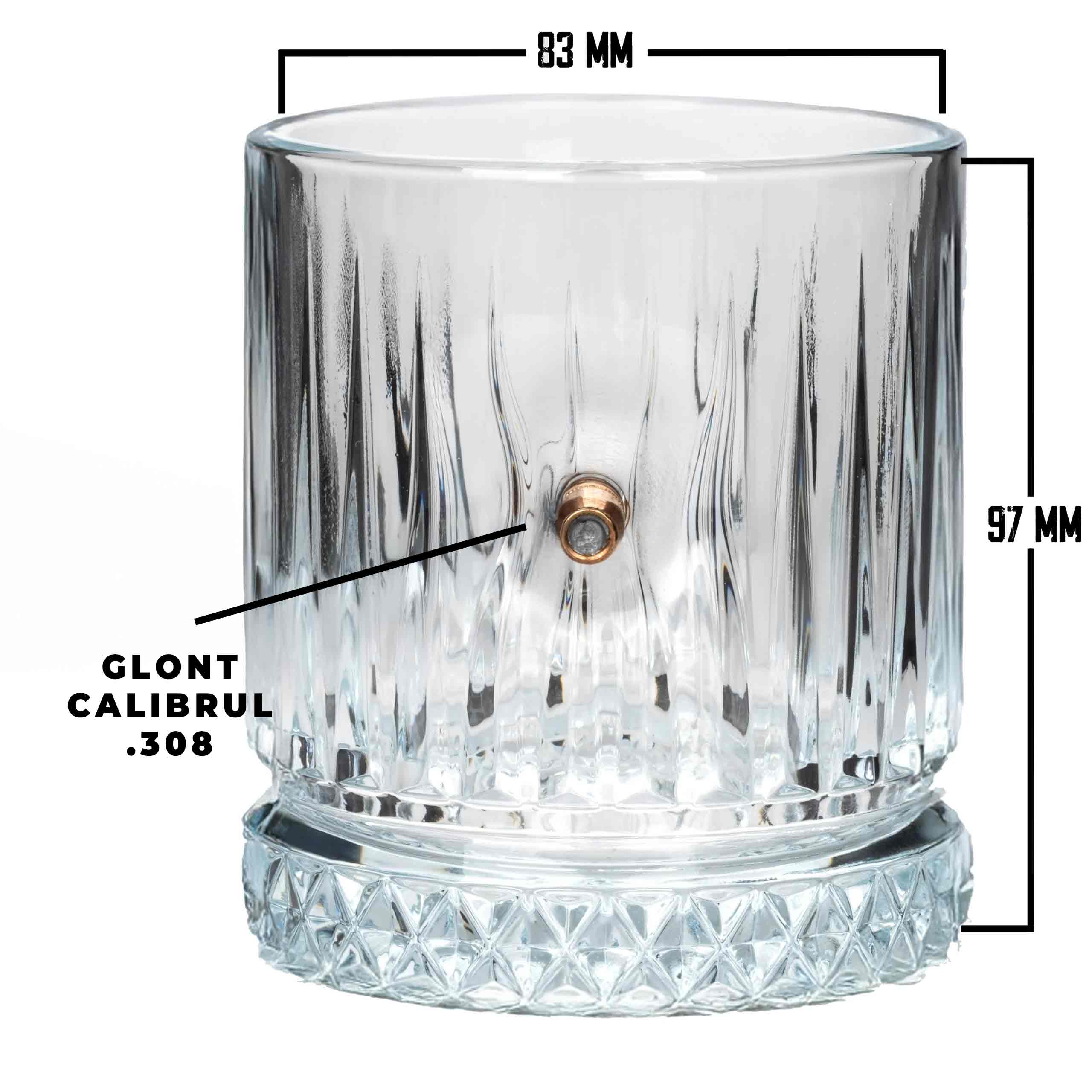 Crystal Whisky Glass — Bullet Luxury Edition, 355 ml (Premium Box)