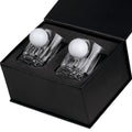 Crystal Whisky Glass Set — Golf Edition, 355 ml
