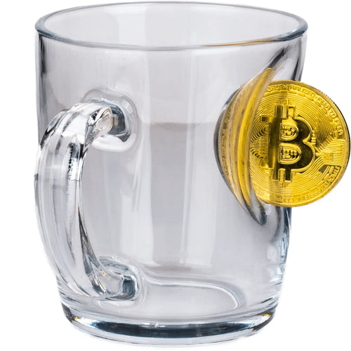Bitcoin Coffee & Tea Mug 340ml – front view
