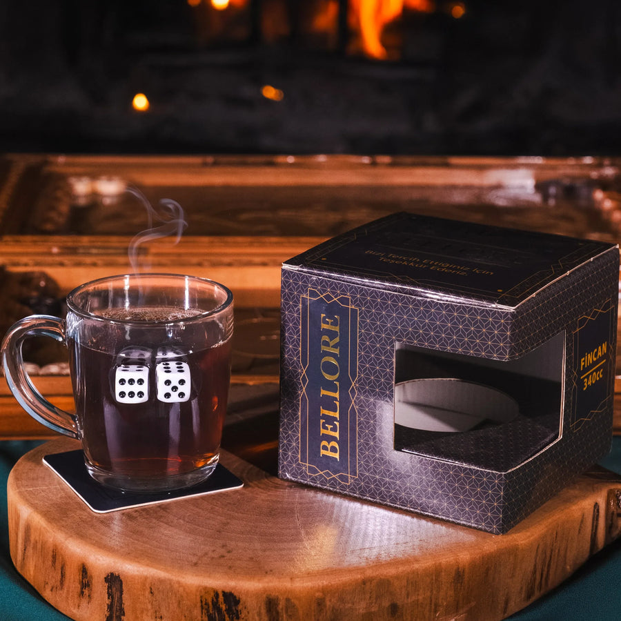 Dice Coffee & Tea Mug 340ml – side view