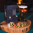 Dice Beer Glass 465ml – side view