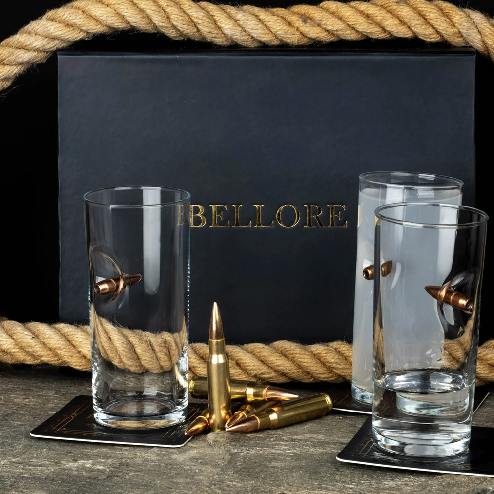 Real Bullet Turkish Raki Glass Set 200ml – set of glasses