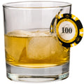 Crystal Whisky Glass — Poker Chip Edition, 340 ml