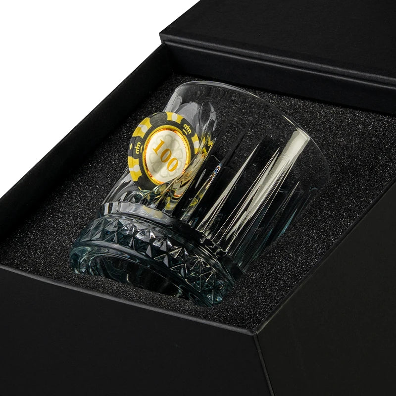 Crystal Whisky Glass — Casino Luxury Edition, 355 ml (Premium Box)