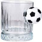 Football Old Fashioned Glass Set 355ml – styled lifestyle shot alternate angle