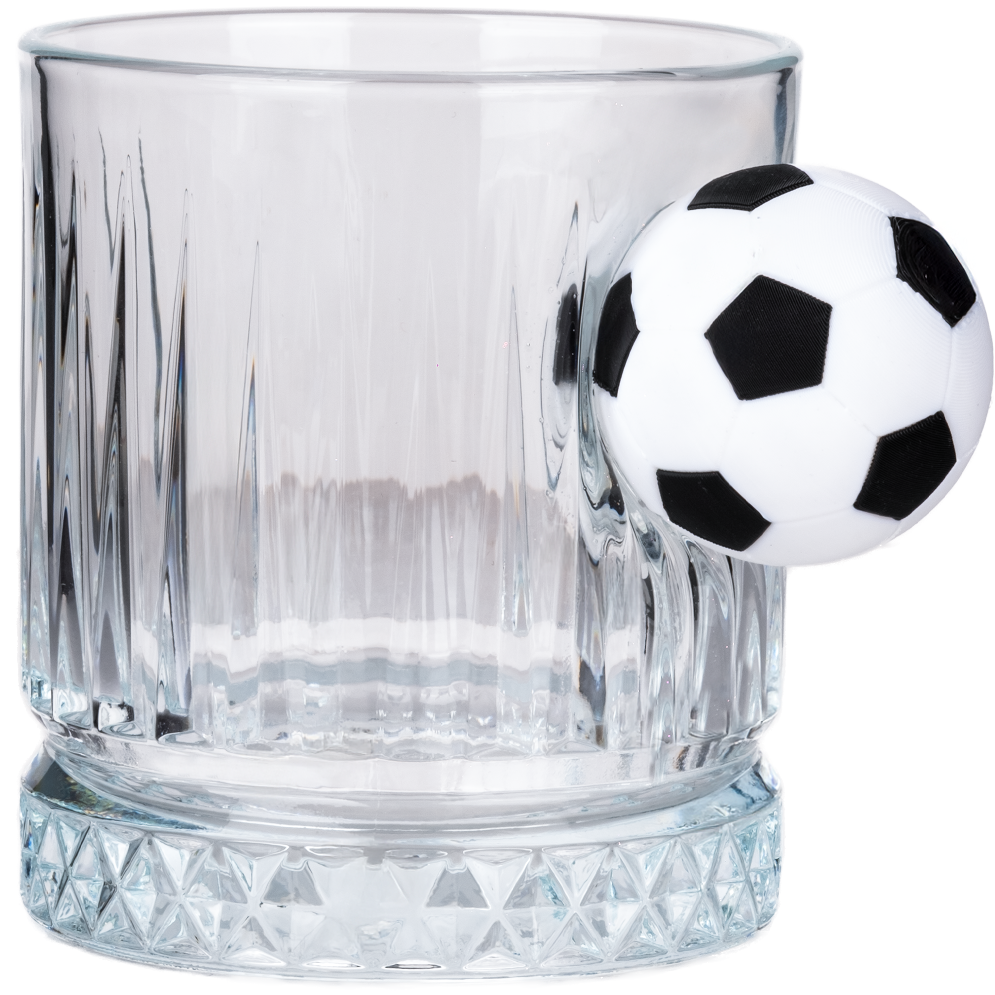 Double Crystal Whisky Tumbler Set — Football Luxury Edition, 355 ml