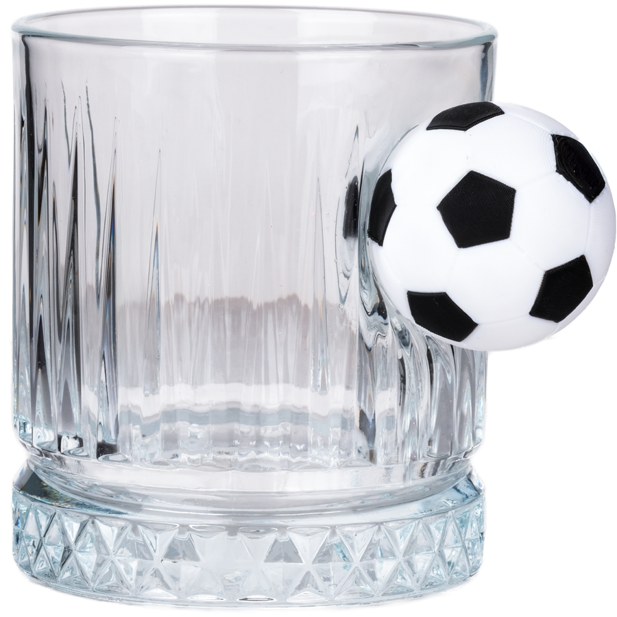 Football Old Fashioned Glass Set 355ml – styled lifestyle shot alternate angle
